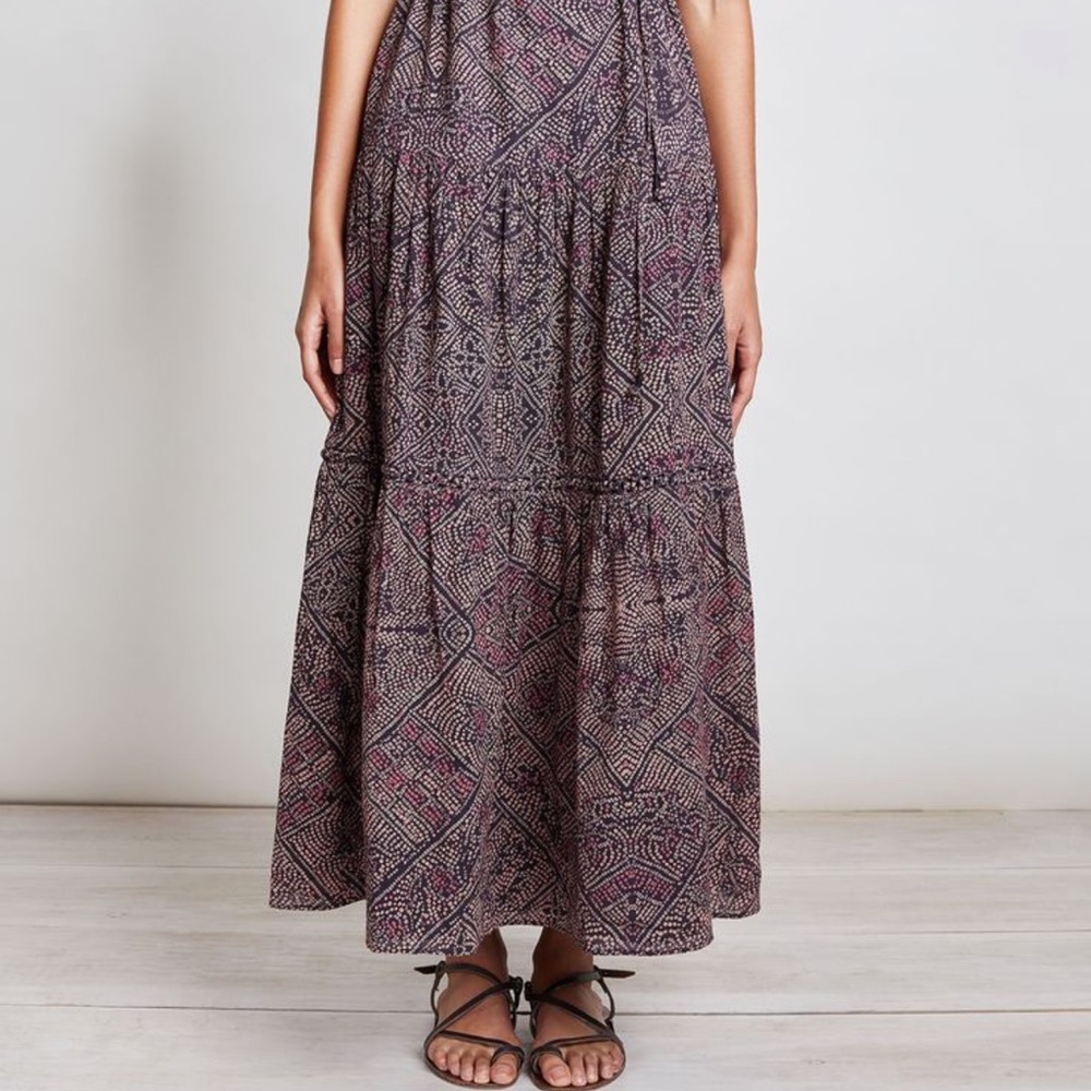 Apiece Apart Alta Maxi Dress-multi bandhani dot
